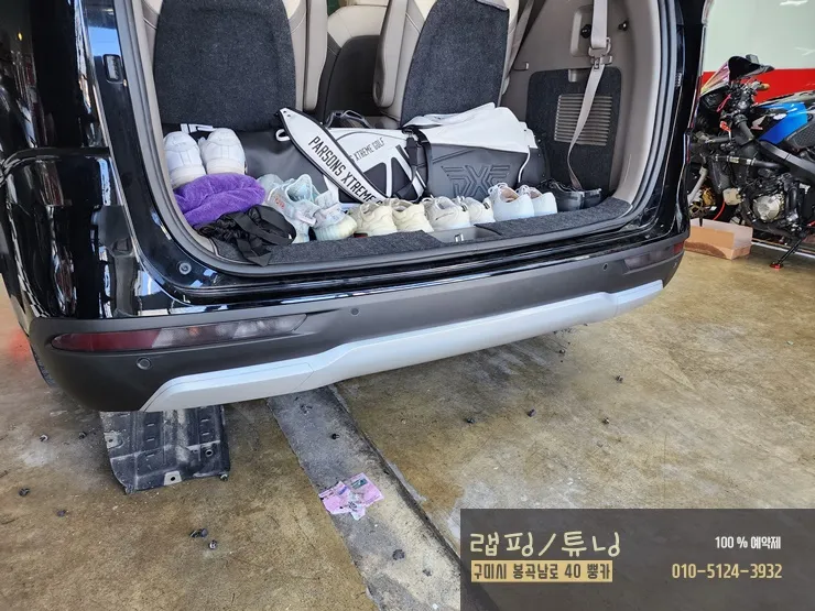 Kia Carnival KA4のカーラッピング事例|部分ラッピングとバディキット 施工写真 1-3