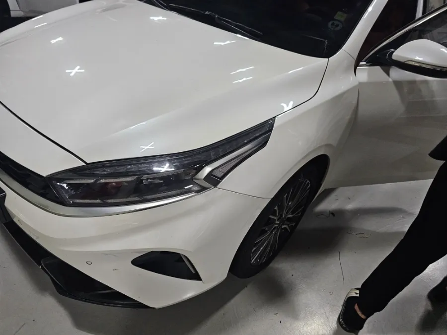 Kia K3 steering wheel installation result
