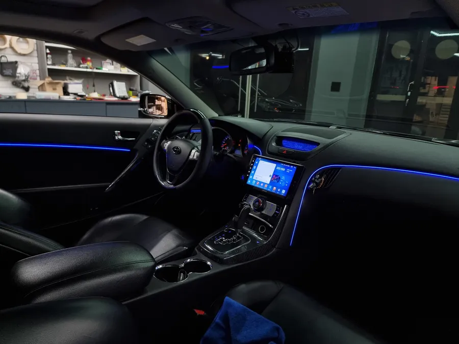Genesis Genesis CoupeのAndroid Auto・CarPlay取付事例 施工写真 2-1