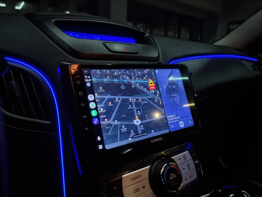 Genesis Genesis CoupeのAndroid Auto・CarPlay取付事例 施工写真 4-1