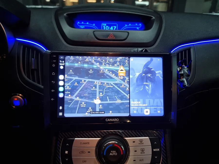 Genesis Genesis CoupeのAndroid Auto・CarPlay取付事例 施工写真 1-2