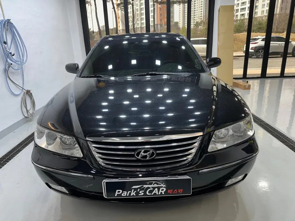 Hyundai Azera dash cam installation result