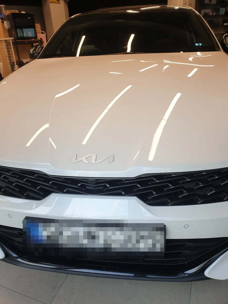 Kia K5 lighting upgrade installation result