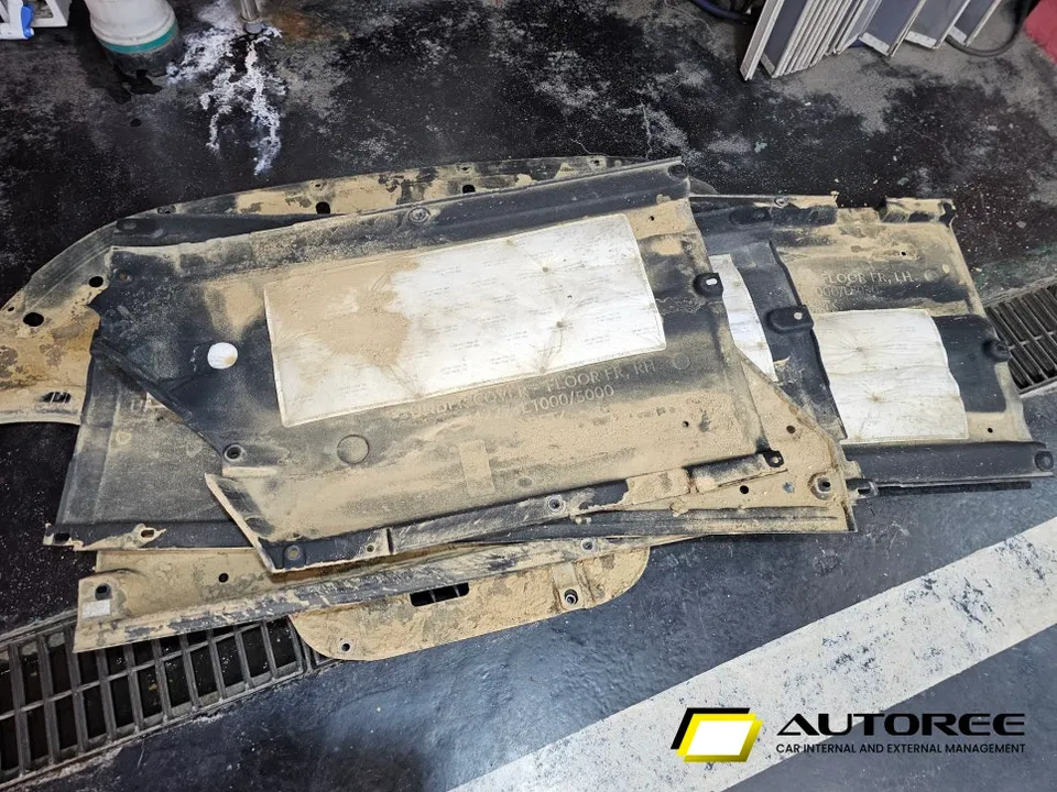 Kia K8 paint correction - Kia K8 Undercarriage Mud Removal Review — Cleaned photo 6