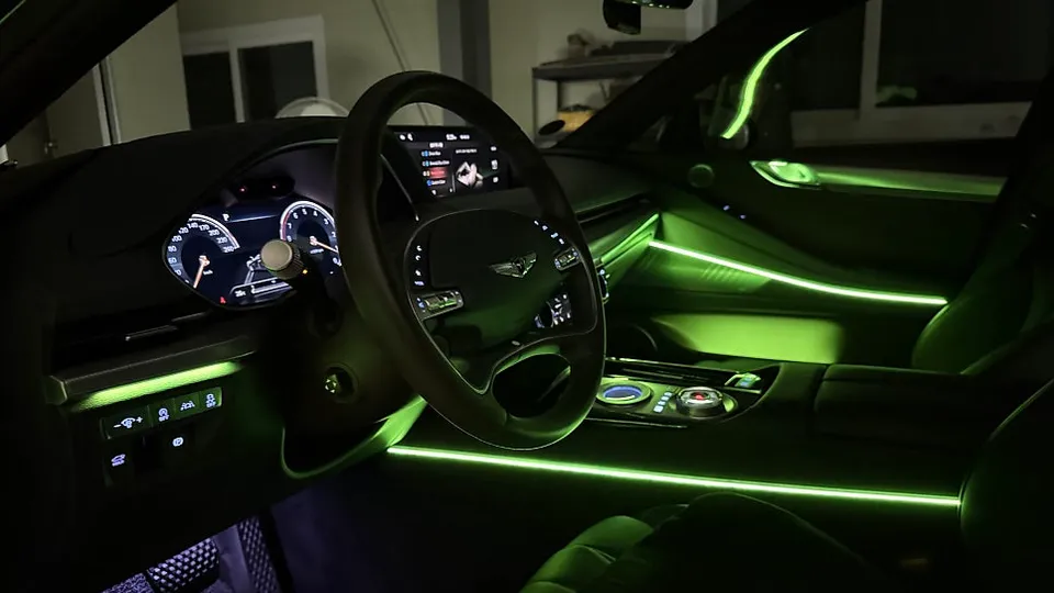 Genesis G80 RG3 ambient lighting - Genesis G80 RG3 Ambient Lighting Upgrade Review photo 3