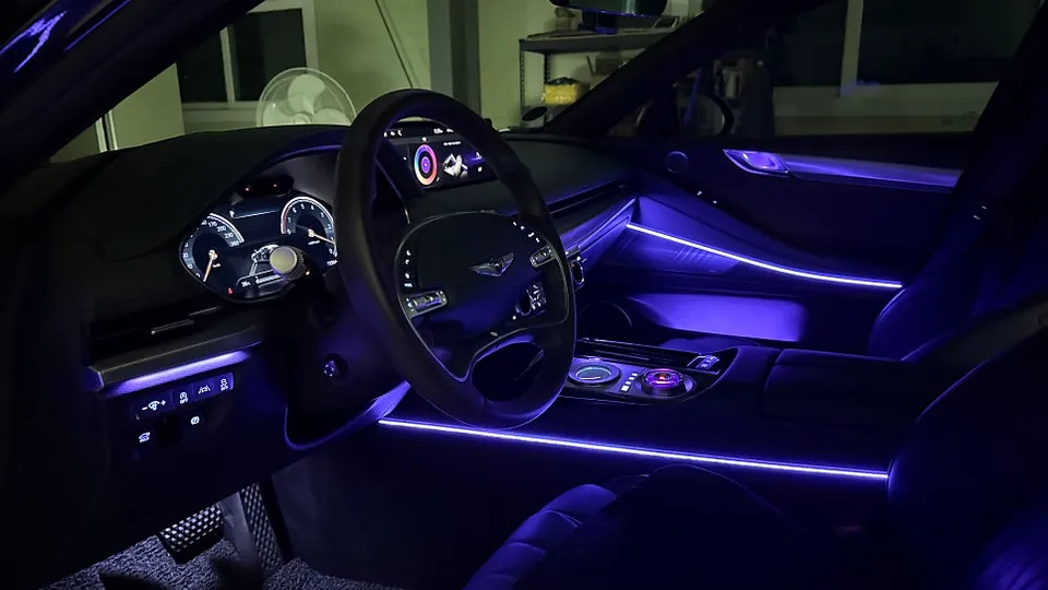Genesis G80 RG3 ambient lighting - Genesis G80 RG3 Ambient Lighting Upgrade Review photo 4