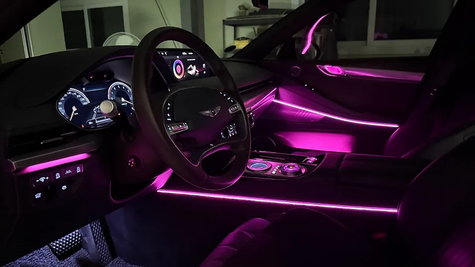 Genesis G80 RG3 ambient lighting - Genesis G80 RG3 Ambient Lighting Upgrade Review photo 5