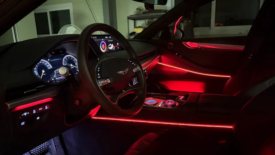 Genesis G80 RG3 ambient lighting - Genesis G80 RG3 Ambient Lighting Upgrade Review photo 6