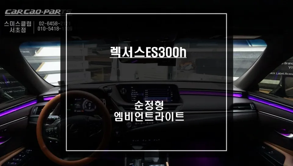 Lexus ES 300h Ambient Lighting Upgrade: Enhanced Interior Ambianc