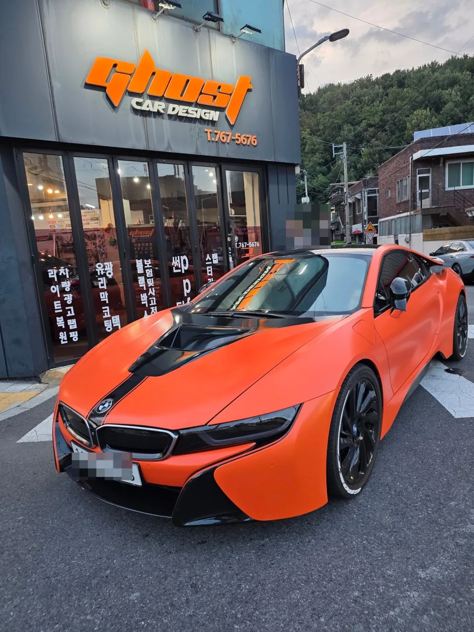 BMW i8 i12 android head unit installation result