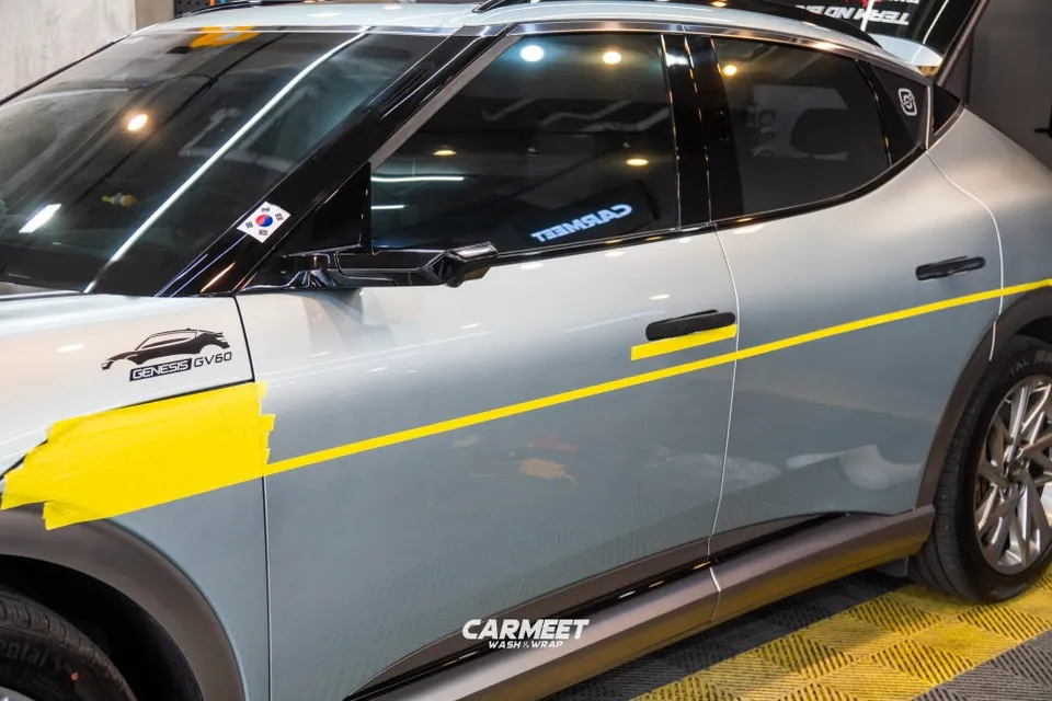 Genesis GV60のカーラッピング事例｜費用目安・仕上がり 施工写真 2-2