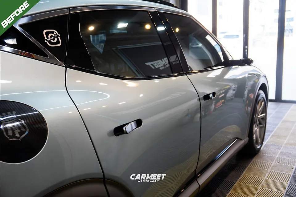 Genesis GV60のカーラッピング事例｜費用目安・仕上がり 施工写真 1-3