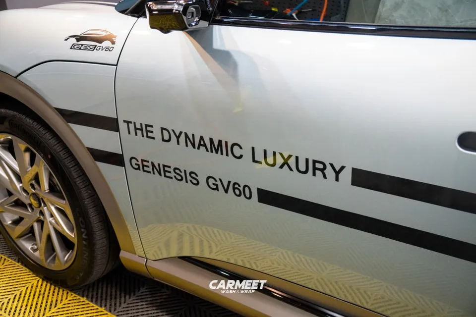 Genesis GV60のカーラッピング事例｜費用目安・仕上がり 施工写真 3-3
