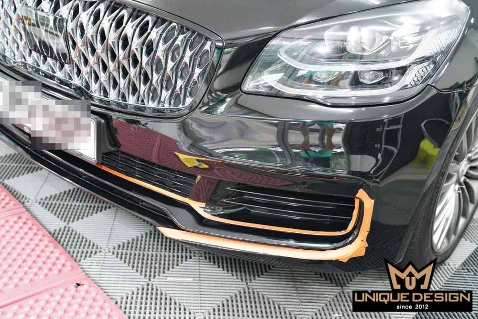 Kia K900のガラスコーティング事例 施工写真 6