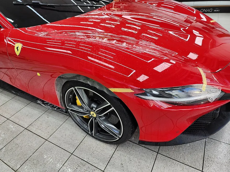 Ferrari RomaのPPF施工事例|費用目安と仕上がり 施工写真 2-1