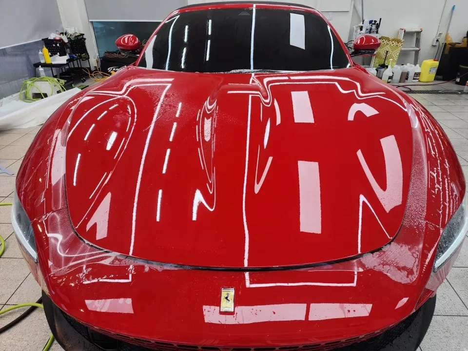 Ferrari RomaのPPF施工事例|費用目安と仕上がり 施工写真 3-1