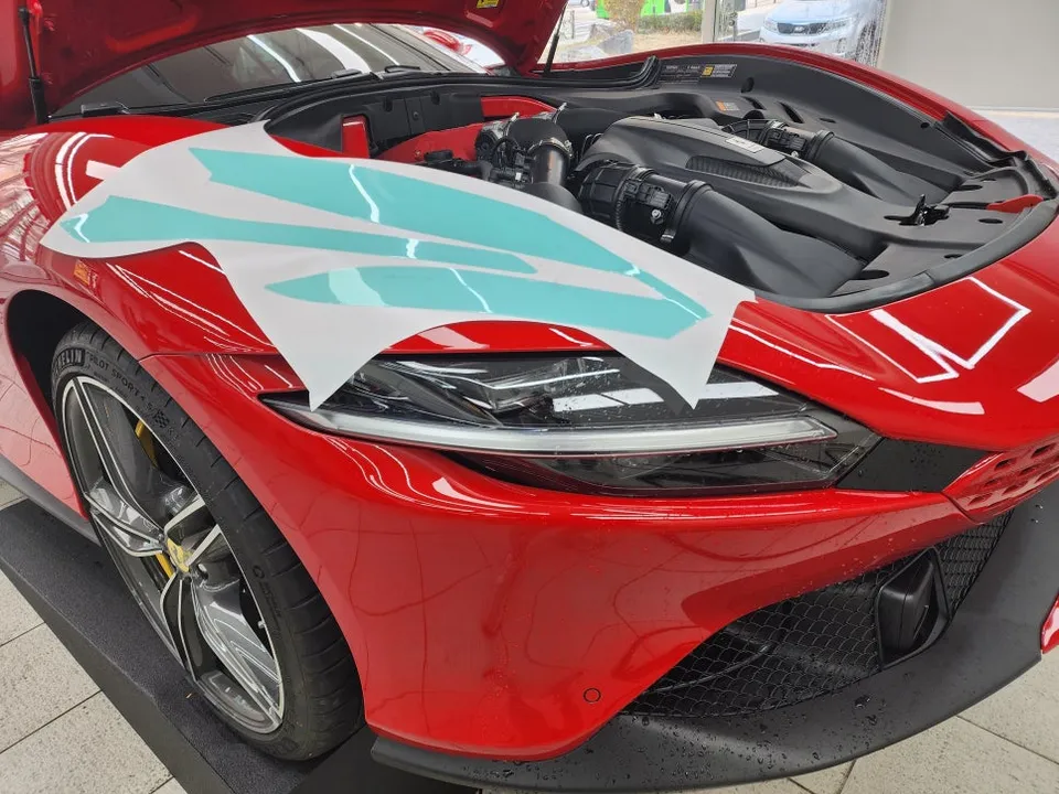 Ferrari RomaのPPF施工事例|費用目安と仕上がり 施工写真 3-2