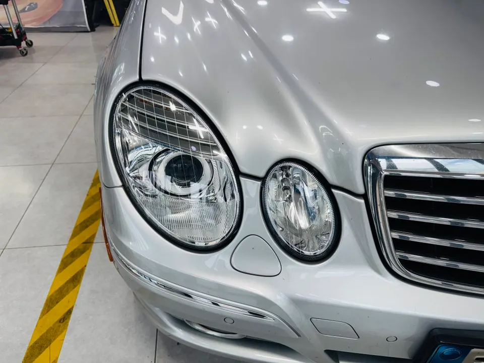 Mercedes-Benz S-ClassのPPF施工事例|ヘッドライトの特別仕様 施工写真 2-1