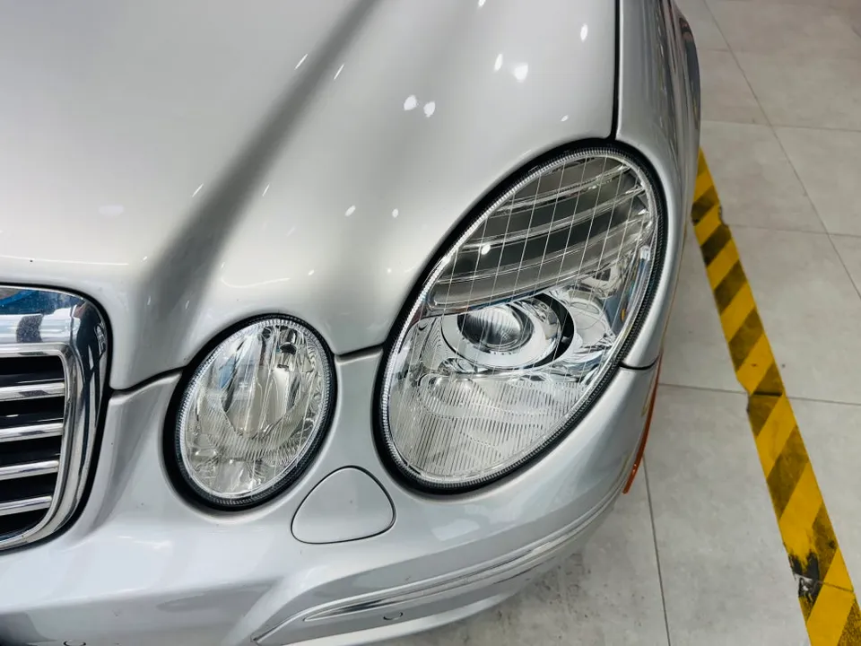 Mercedes-Benz S-ClassのPPF施工事例|ヘッドライトの特別仕様 施工写真 3-1
