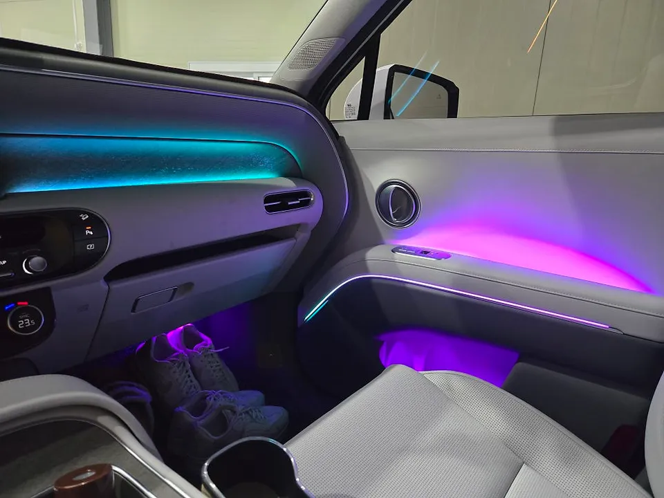 Hyundai Palisade LX3 ambient lighting installation result