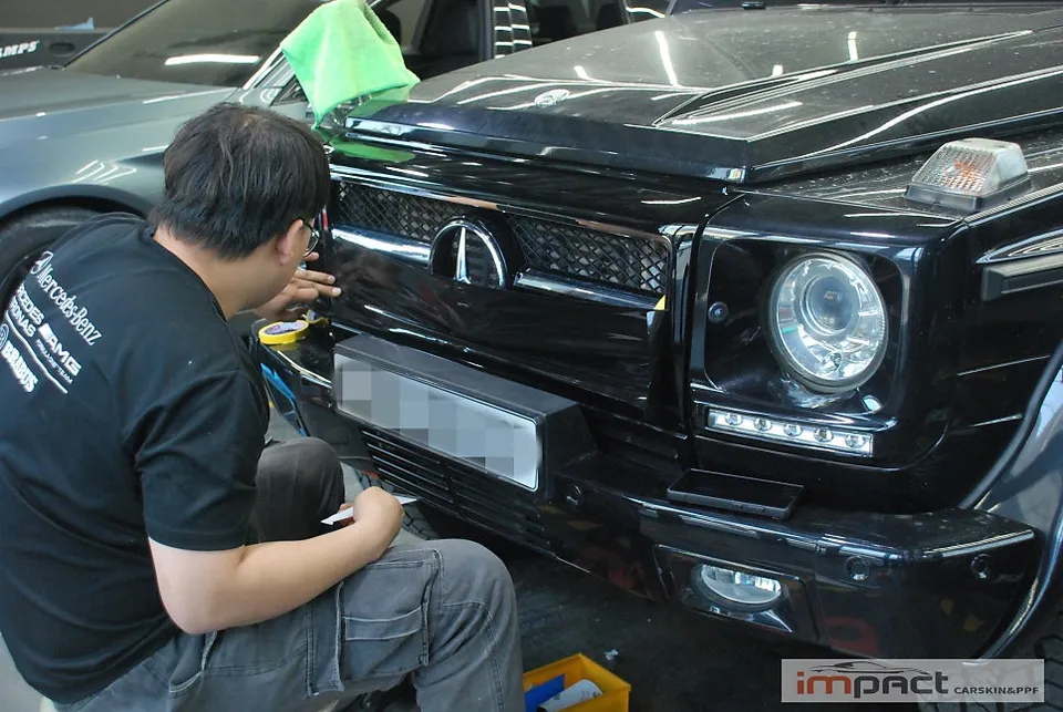 メルセデス・ベンツ Gクラスのカーラッピング事例|費用目安・仕上がり 施工写真 1-2