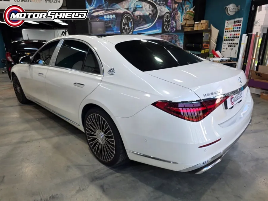 Mercedes-Benz S-Classのカーラッピング事例|費用目安・仕上がり 施工写真 1-3