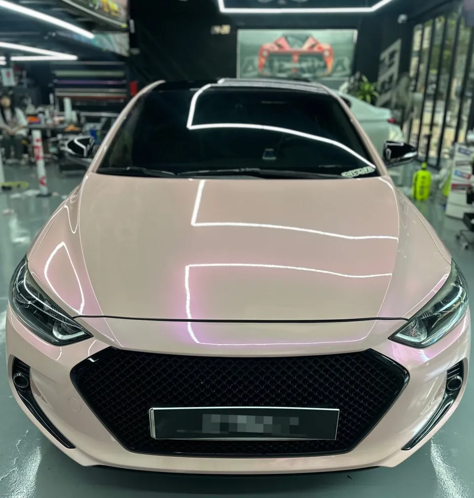 Hyundai Elantra ppf installation result