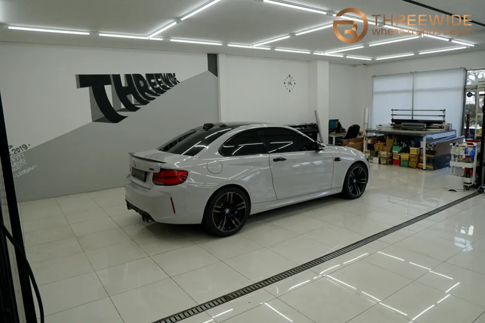 BMW M2のカーラッピング事例 施工写真 1-3
