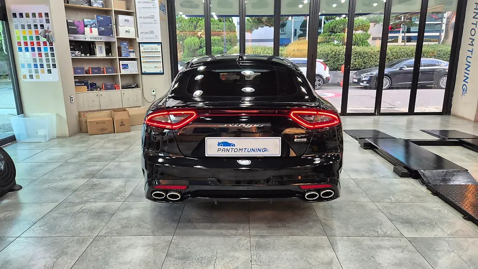 Kia Stinger lighting upgrade installation result