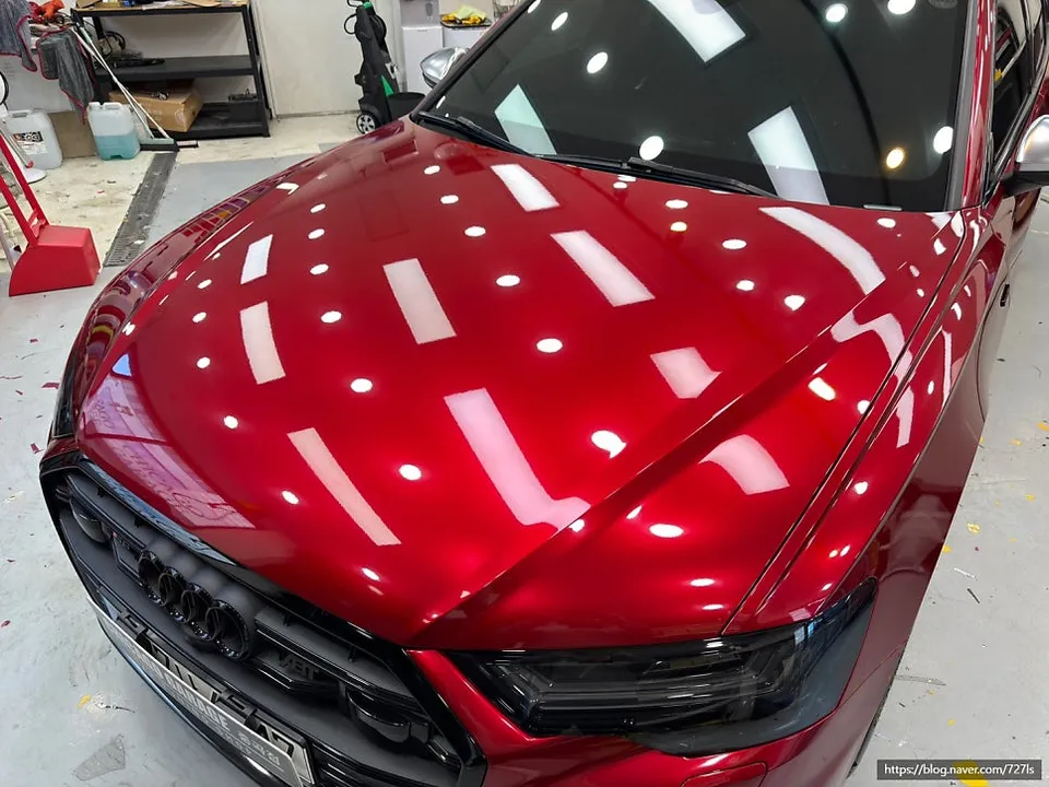 Audi A6のPPF施工事例｜イノテック製フィルムの仕上がり 施工写真 2-2