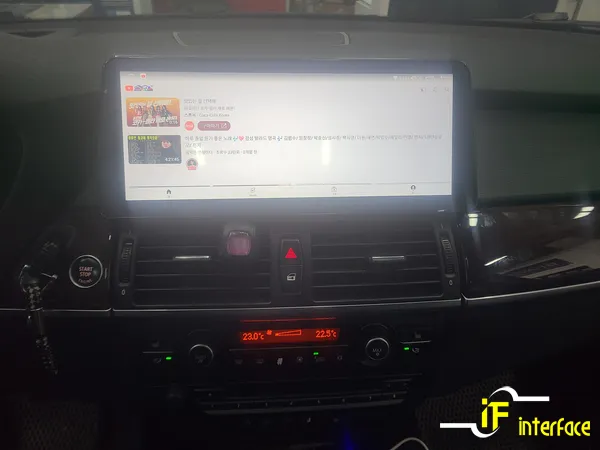 BMW X6のAndroid Auto・CarPlay取付事例 施工写真 3-2