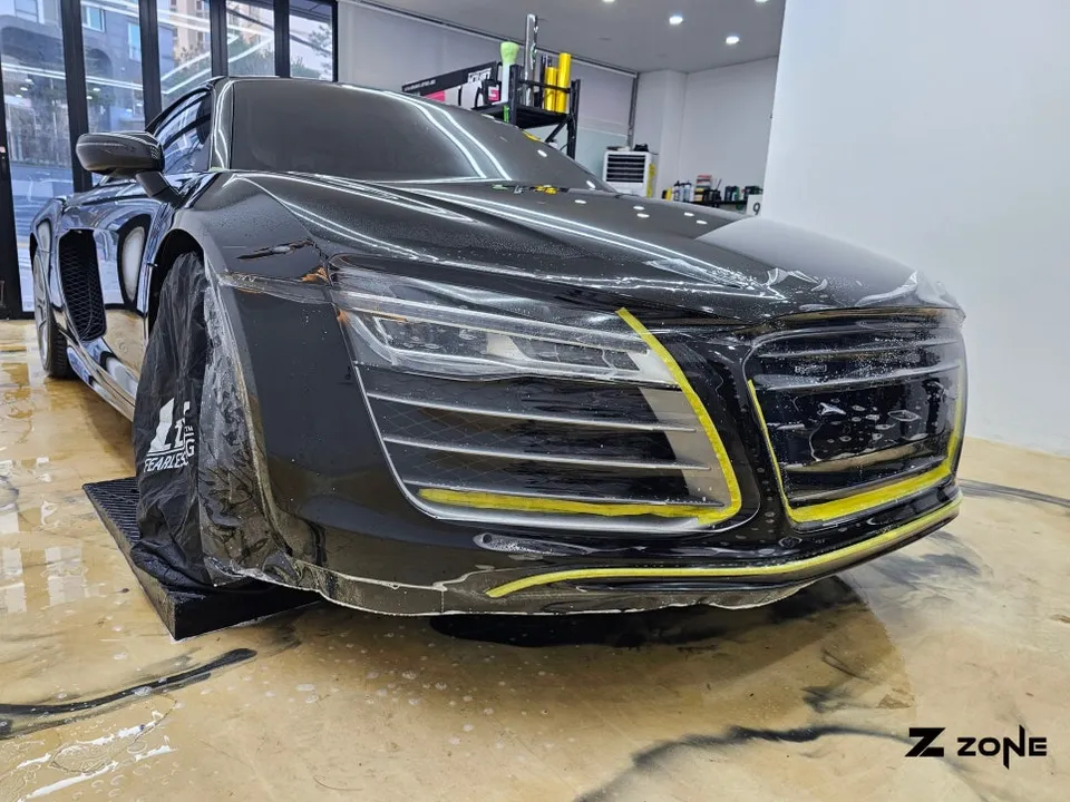 Audi R8のPPF施工事例|費用目安と仕上がり 施工写真 3-3
