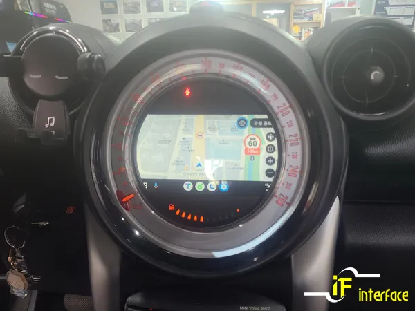 MINI Countryman R60のAndroid Auto・CarPlay取付事例 施工写真 1-2