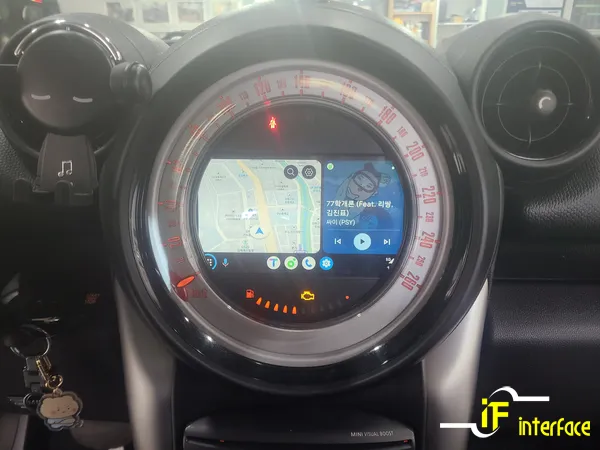 MINI Countryman R60のAndroid Auto・CarPlay取付事例 施工写真 2-2