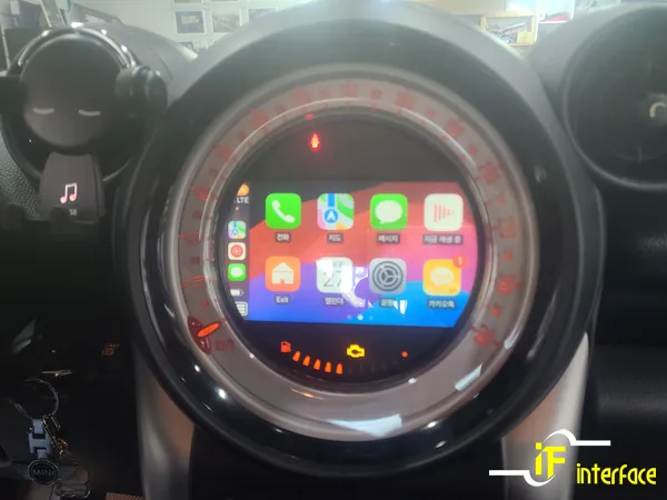 MINI Countryman R60のAndroid Auto・CarPlay取付事例 施工写真 4-2