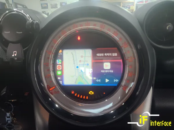 MINI Countryman R60のAndroid Auto・CarPlay取付事例 施工写真 1-3