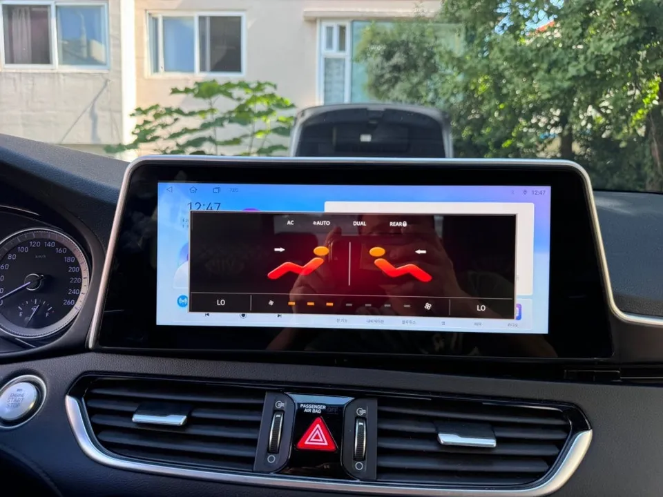 Hyundai Grandeur IGのAndroid Auto・CarPlay取付事例 施工写真 2-2
