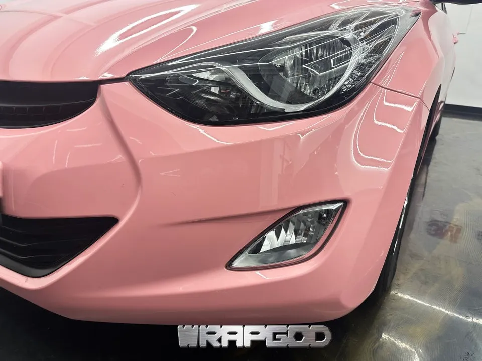 Hyundai Elantra MDのカーラッピング事例|チェリーブラッサム 施工写真 3-3