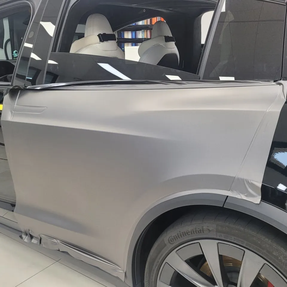 Tesla Model X vinyl wrap - Tesla Model X Vinyl Wrap Review: Cost & Results photo 4