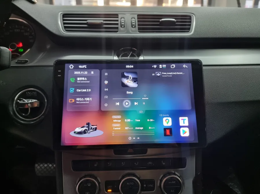 Volkswagen CCのAndroid Auto・CarPlay取付事例 施工写真 3-2