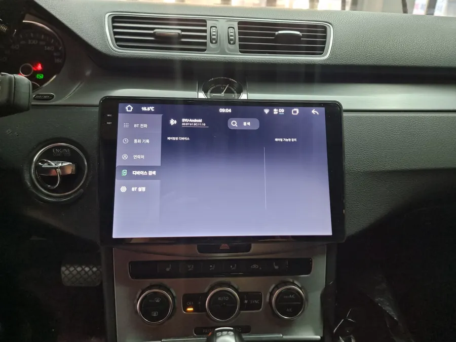 Volkswagen CCのAndroid Auto・CarPlay取付事例 施工写真 1-3