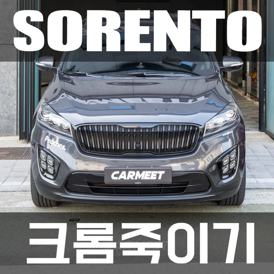Kia Sorento MQ4 vinyl wrap installation result