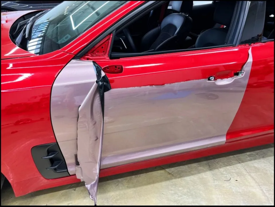 Kia Stinger vinyl wrap - Kia Stinger Vinyl Wrap Review — Paradise Green Color Change photo 4