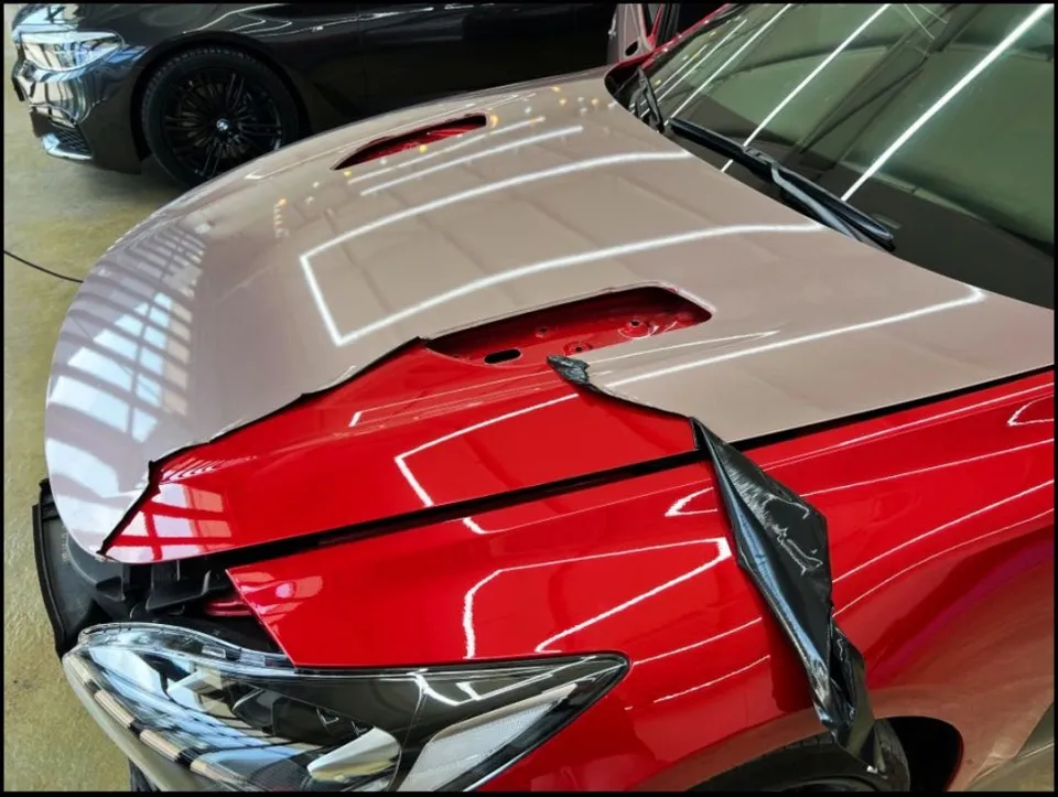 Kia Stinger vinyl wrap - Kia Stinger Vinyl Wrap Review — Paradise Green Color Change photo 6