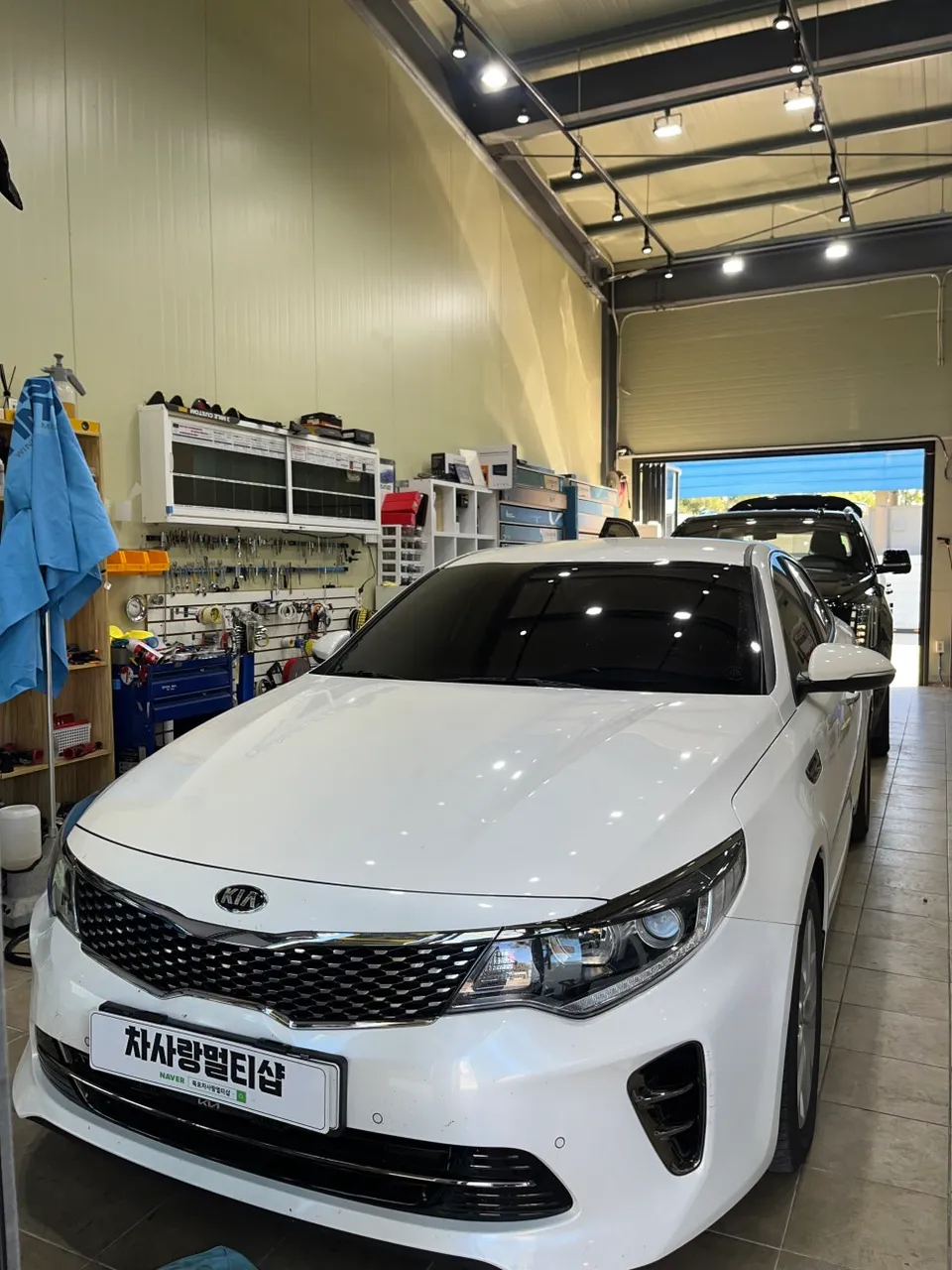 Kia K5のカーフィルム施工事例 施工写真 2