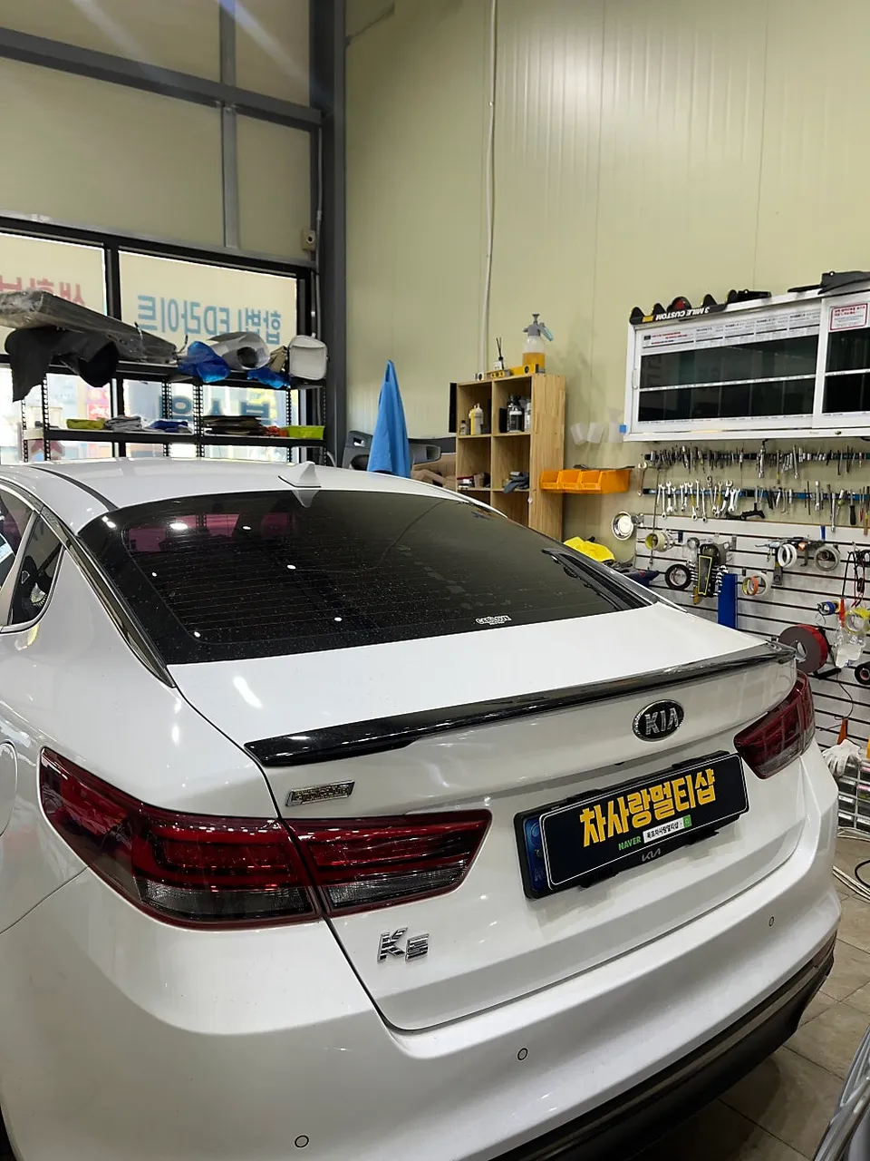 Kia K5のカーフィルム施工事例 施工写真 3