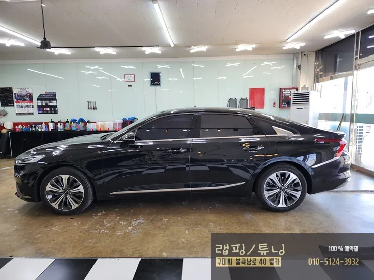 Kia K8 vinyl wrap - Kia K8 Vinyl Wrap Review: Avery Satin Black Cost & Results photo 4