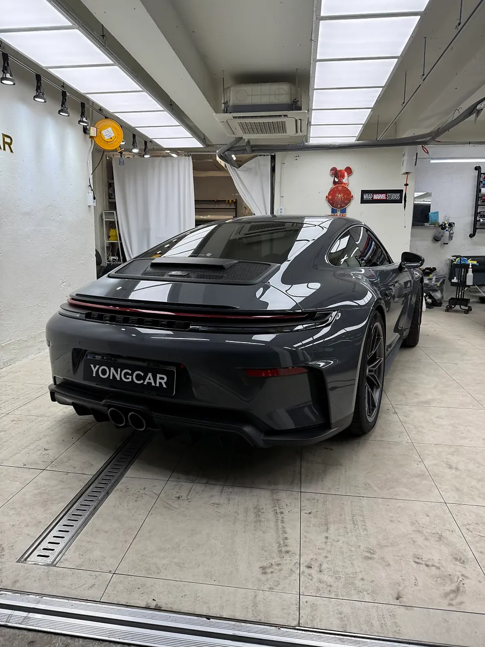 ポルシェ911 GT3のPPF施工事例｜STEKダイノシールド 施工写真 4-1