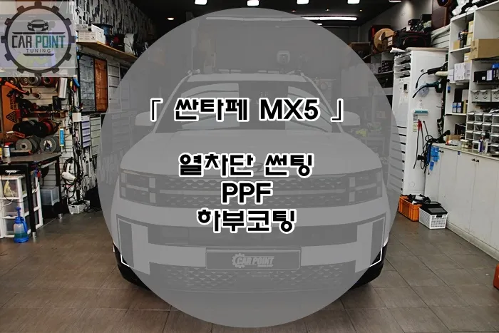 Hyundai Santa Fe MX5 new car package installation result