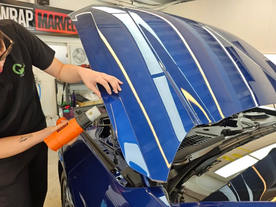 Ford Mustang PPF施工事例|韓国での実例と費用目安 施工写真 2-1